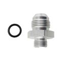 AN6 ORB Männlich Auf AN8 Männlich JIC Hose Fitting Adapter Silber