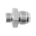 AN6 ORB Männlich Auf AN8 Männlich JIC Hose Fitting Adapter Silber