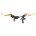 Universal Brake Clutch Lever Motorcycle Quad Gold