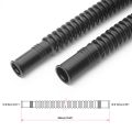 Nuke Performance gewellter Nylon-In-Tank-Kraftstoffschlauch 8 / 10 mm 500 mm Schwarz-1