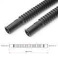 Nuke Performance gewellter schwarzer Nylon-In-Tank-Kraftstoffschlauch 8 mm 300 mm-1