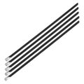 Nuke Performance Stainless Steel Locking Ties 4.6mm x 200mm 5pcs Black-1