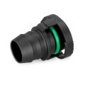 Nuke Performance Adapter BQL 22 Außengewinde auf gewellten Schlauch gerade-1