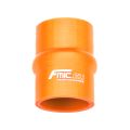 Silikonschlauch Wulstverbinder 1-fach Hump 32mm Orange