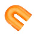 Silikonbogen 180°Grad 70mm Silikonschlauch Orange