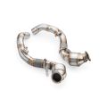 Downpipe BMW M5 F90 mit Katalysatoren  HJS 300 CPSI EURO 6