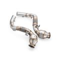 Downpipe BMW M5 F90 mit Katalysatoren  HJS 300 CPSI EURO 6