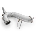 Downpipe for Audi A4 S4 / Avant Quattro / Avant 3.0 TDI without Catalytic Converter without Silencer with Heat Shield