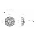 Axialer Sauglüfter SPAL 12V VA39-A101-45A