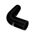 Silicone elbow 90' 48mm Black