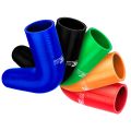 Silicone elbow 90' 48mm Black