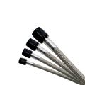 6AN (3Ft) Edelstahl-Geflechtschlauch (schwarze Enden) Nitrous Express NX 12036