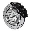 Wilwood 140-12947-D Forged Dynapro 6 Big Brake Front Brake Kit 12.19 Drilled Black for Ford