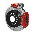 Wilwood 140-16164 Forged Dynalite Rear Brake Kit 12.19 Drilled Red