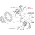Wilwood 140-17568-R NDPR vorderes UTV Bremskit rot für Polaris RZR