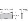 Brake Pads Wilwood 150-35-7816K BP-35 7816 High-Temperature Racing Pads .60