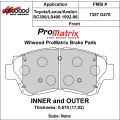 Bremsbeläge Wilwood 150-D0476K PM ProMatrix D476 Street Performance Racing Pads .67