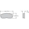 Brake Pads Wilwood 150-D0815K PM ProMatrix D815 Street Performance Racing Pads .67