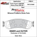 Bremsbeläge Wilwood 150-D1067K PM ProMatrix D1067 Street Performance Racing Pads .71