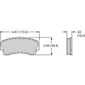 Brake Pads Wilwood 15A-5936K PolyMatrix A 8716 High-Temperature Racing Pads .63