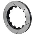Wilwood 160-11315-GTB GT 72 Curved Vane Geschlitzte Bremsscheibe 14.25 Schwarz Rechts