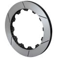 Wilwood 160-9959-GTB GT 48 Curved Vane Geschlitzte Bremsscheibe Schwarz Rechts 12.88