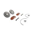 RacingLine Stage 2 Evo Big Brake Kit 330mm 4 Pot für VW Polo 6R 6C Seat Ibiza 6J Audi S1 Rot