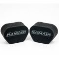 2x Twin Inlet Motorcycle Carb Sock Air Filter Ramair MS-008