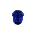 AN -10 AN10 JIC Flare Hex Port Plug Adapter Fitting Blue