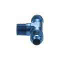 T-Stück adapter 3/4 NPT zu AN12 Blau