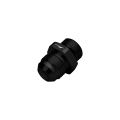 AN-10 AN10 JIC FLARE TO 1/2 STRAIGHT HOSE FITTING ADAPTER Black