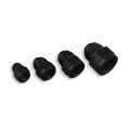 Adapter AN10 male to AN8 female JIC reducer hose fitting Black