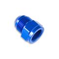 Adapter AN10 male to AN8 female JIC reducer hose fitting Blue