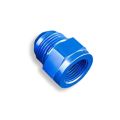 Adapter AN10 male to AN8 female JIC reducer hose fitting Blue