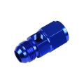 AN10 AN-10 Female-male inc Inline port 1/8 NPT Fuel Oil Pressure Gauge T-Piece Adapter Blue