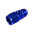 AN10 AN-10 Female-male inc Inline port 1/8 NPT Fuel Oil Pressure Gauge T-Piece Adapter Blue