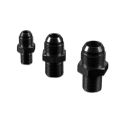 AN4-M14x1.25 Fitting Adapter Mänlich-Mänlich Schwarz