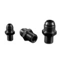 AN -4 AN4 JIC Flare to M18x1.5 metric male to male hose fitting adapter Black