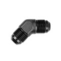 Adapter AN6 45' male-male coupler hose fitting Black