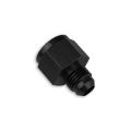 Adapter AN8 female to AN6 male JIC reducer hose fitting Black