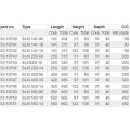 Ölkühler Setrab Proline 10 Reihen SLM 141-10 (141mm) 211x99x40