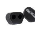 2x Doppeleinlass Motorrad Vergaser Sockenluftfilter Ramair MS-007
