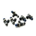 Deatschwerks Bosch EV14 6 fuel injectors kit 2200cc/min, 200lb/hr, Universal 48mm 14mm o-ring