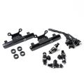 DeatschWerks side feed to top feed fuel rail conversion + 2200cc for Subaru 04-06 STI Legacy GT