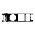 Dedicated mounting frame for Nissan Patrol top mounted intercooler - 3.0D M57