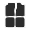 FMIC Performance Premium velor car floor mats for AUDI 80 B4 1991-1995 stopper spacing 34 cm