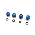 GReddy Aluminium Air Valve Caps - Titanium (set of 4)-1