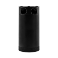 Mishimoto MMBCC-CBTWO-XLBK 2-Port Universal XL Baffled Catch Can Öl Auffangbehälter Schwarz