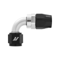 Mishimoto MMFT-SW-08P-90 Aluminum PTFE AN8 90 Degree Fitting Black