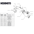 Mishimoto MMAI-CTR-17UBK Einlassrohr-Upgrade-Kit für Honda Civic Type-R 17+ Schwarz